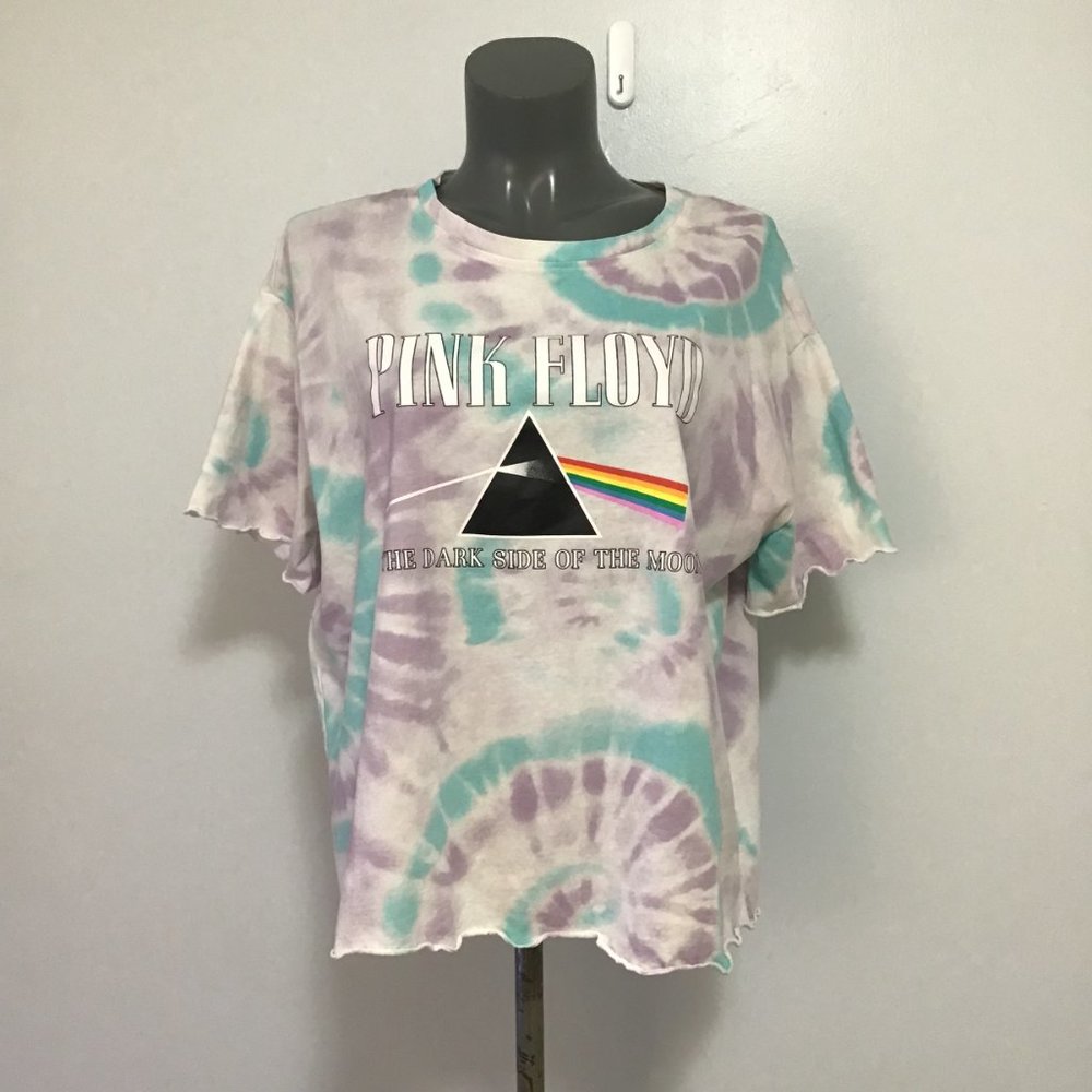 Pink Floyd Tie-Dyed Lettuce Edge T-shirt Size XL
